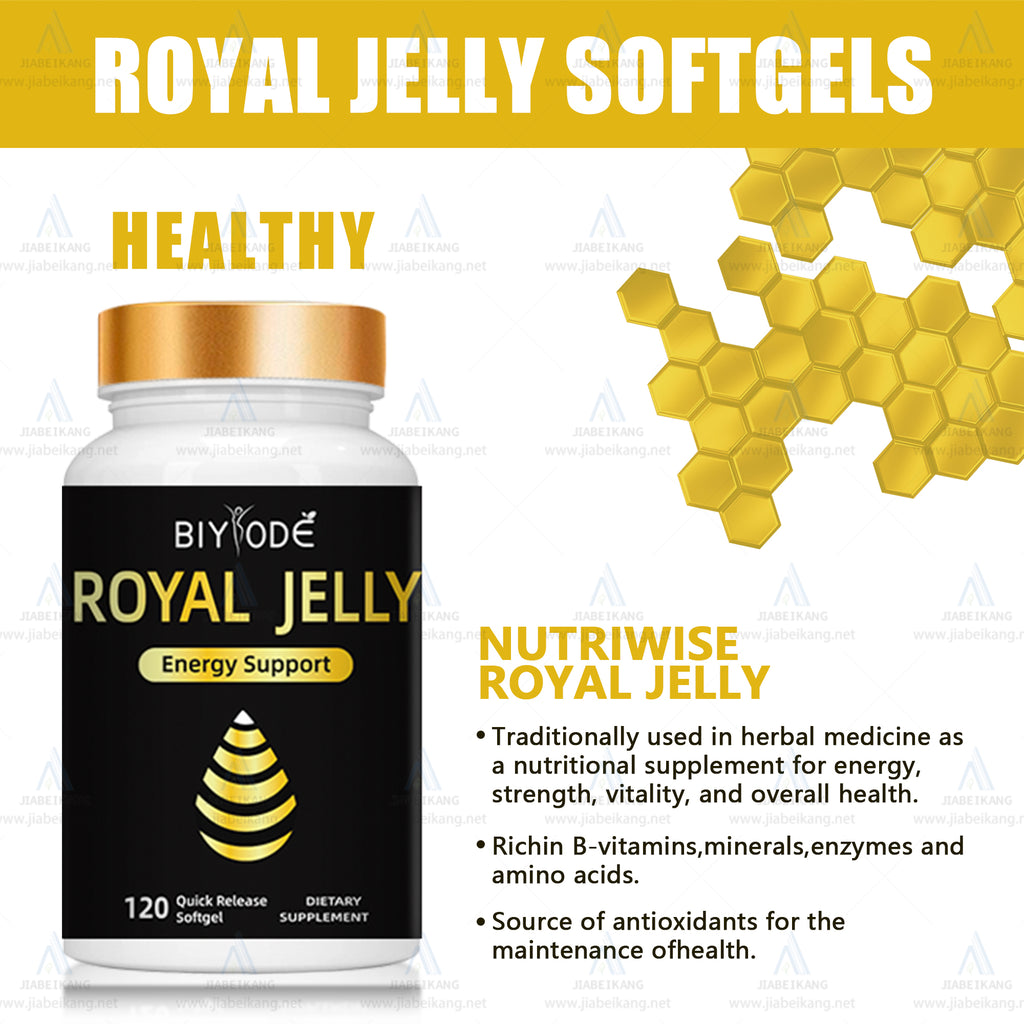 Custom Royal Jelly Softgel Supplement OEM ODM Liver Support Formula Herbal Supplement