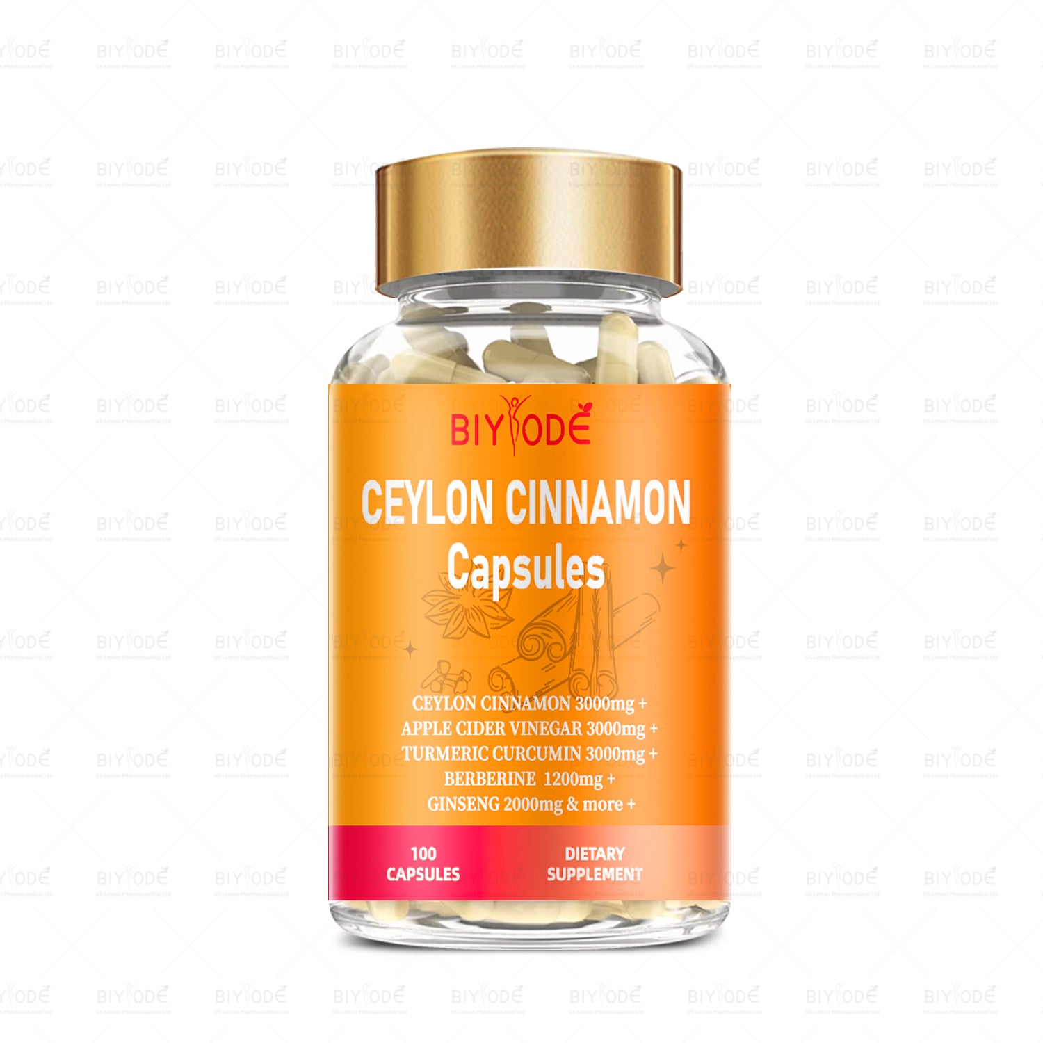 Jiabeikang Factory Ceylon Cinnamon Capsules OEM ODM Custom Herbal Extract Supplements Wholesale Ready Stock