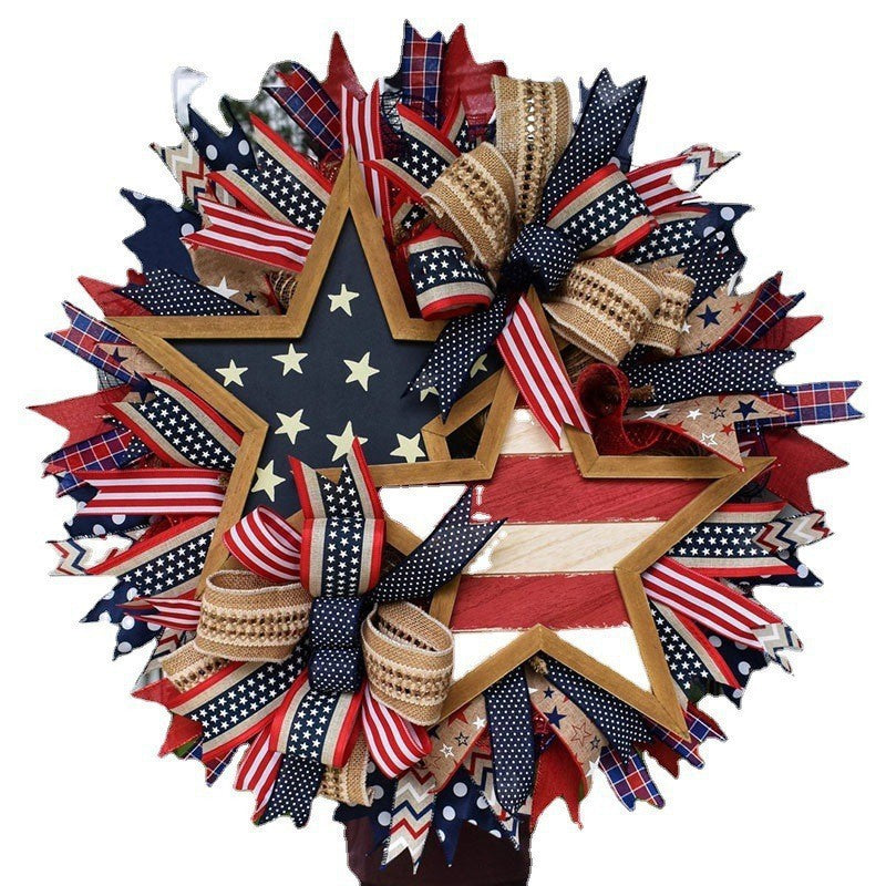 American Flag Wreathe