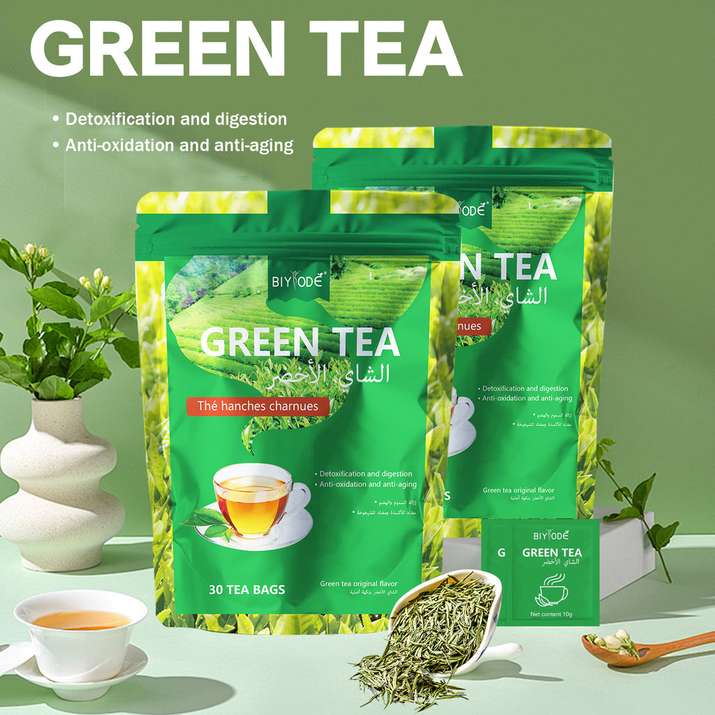 Custom Formula Green Tea Bag Herbal Supplements Manufacturer OEM ODM Certified GMP HALAL COA Wholesale Health Care Tea Product