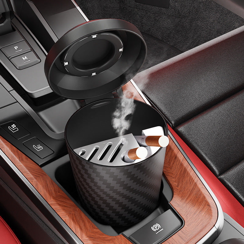 Multifunctional Car Ashtray With Lid
