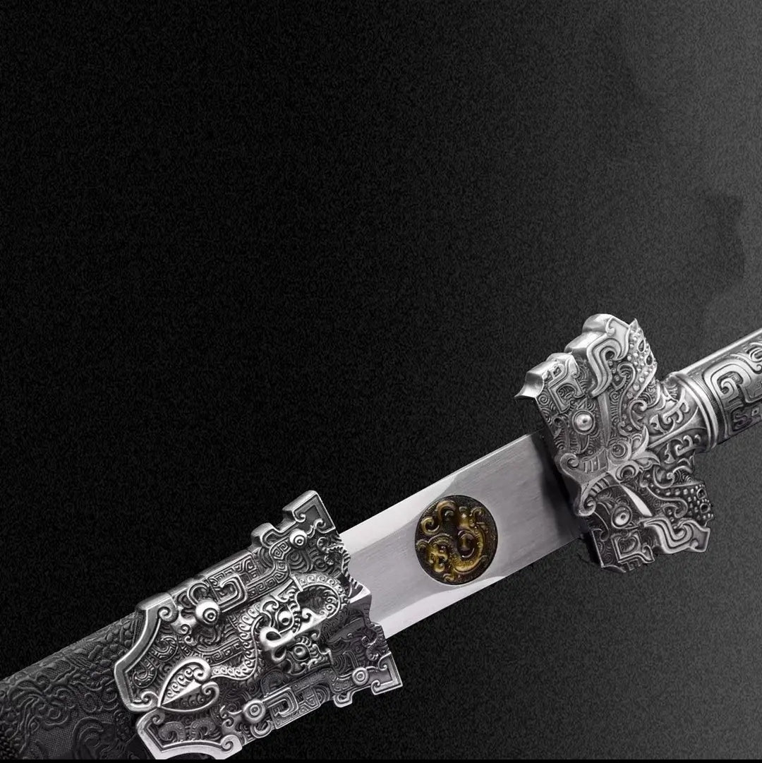 HanwangIntegral Sword High Manganese Steel Self-Defense Cold Weapon  Collection-Grade  Unsharpened