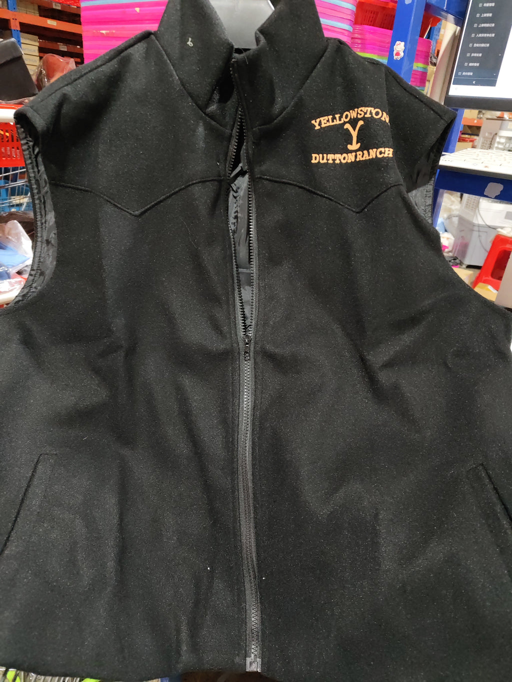 Trendy Slim Printed Vest Jacket Men