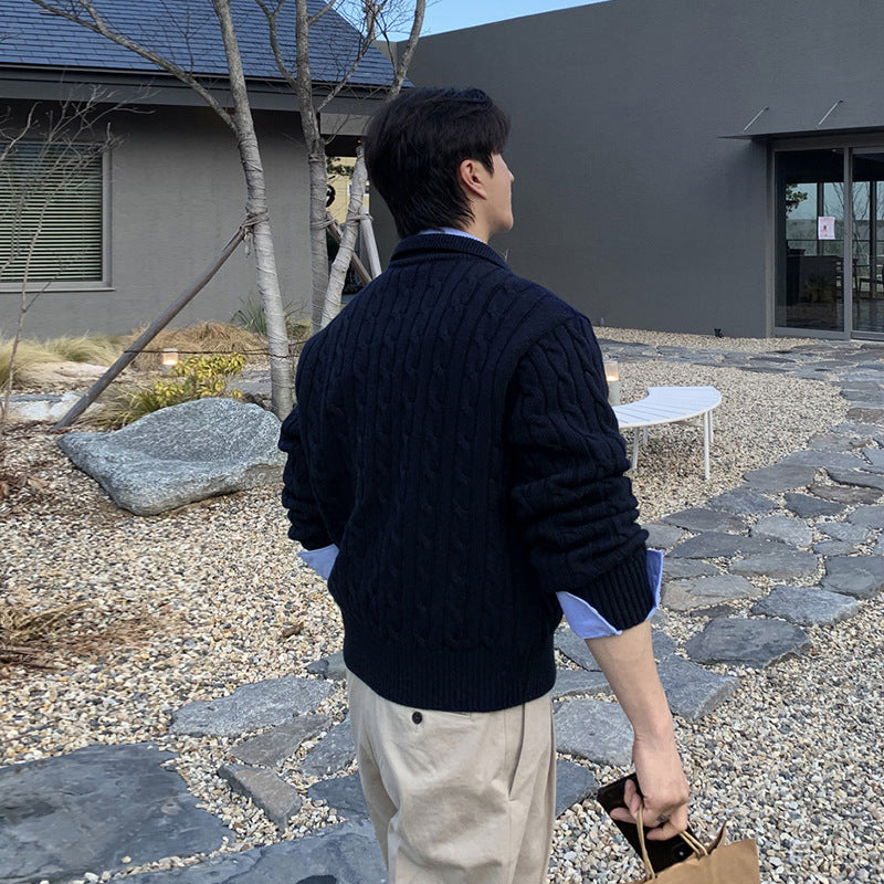 Men's Sweater Sweater Loose Retro