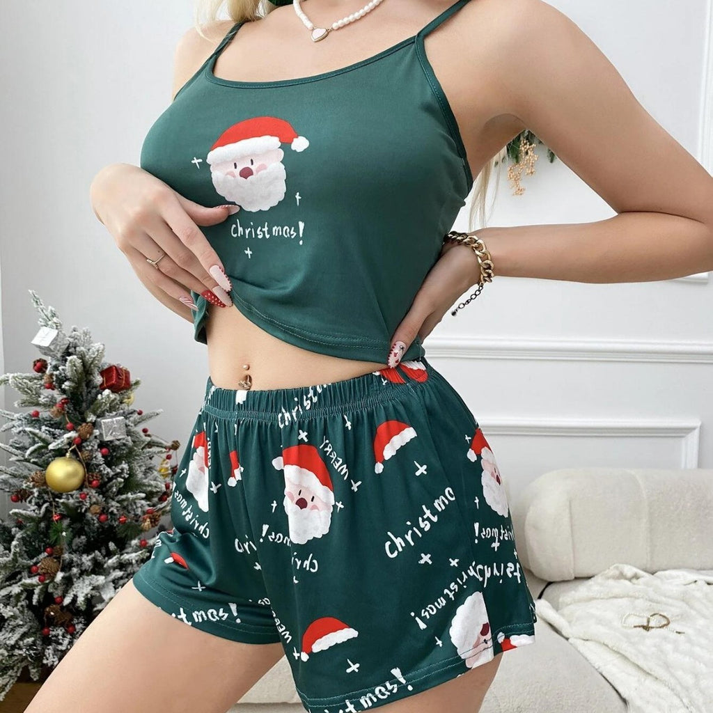 European And American Ladies Pajamas Two-piece Set