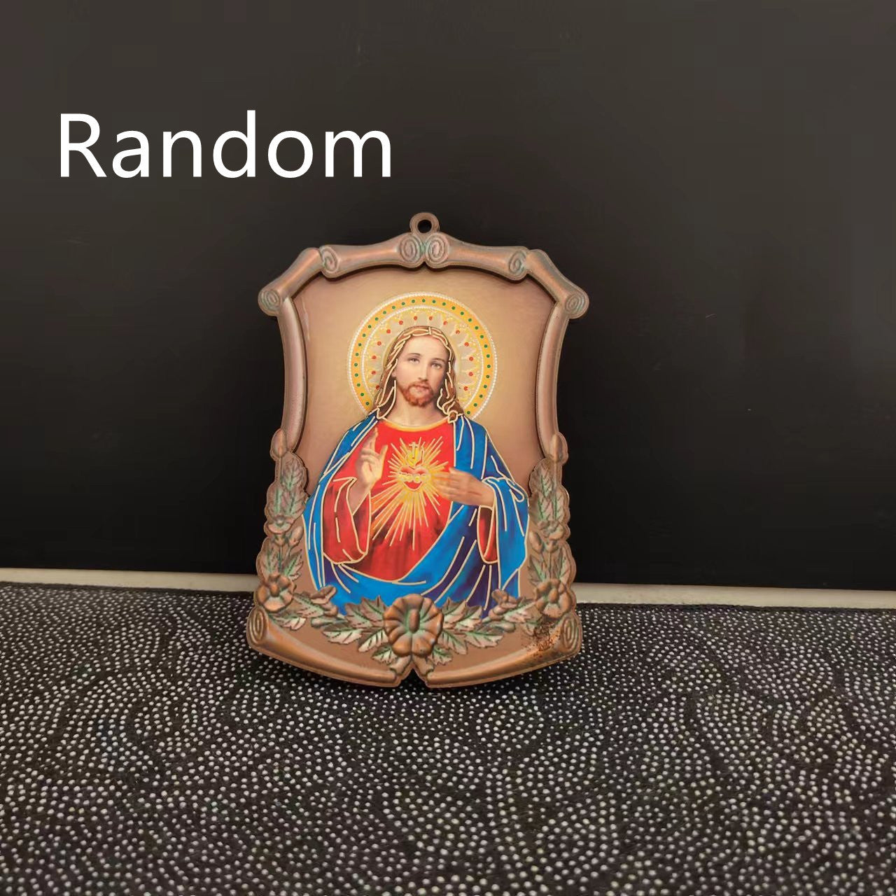 Wooden Trinket Ornament Double Layer Icon Ornament