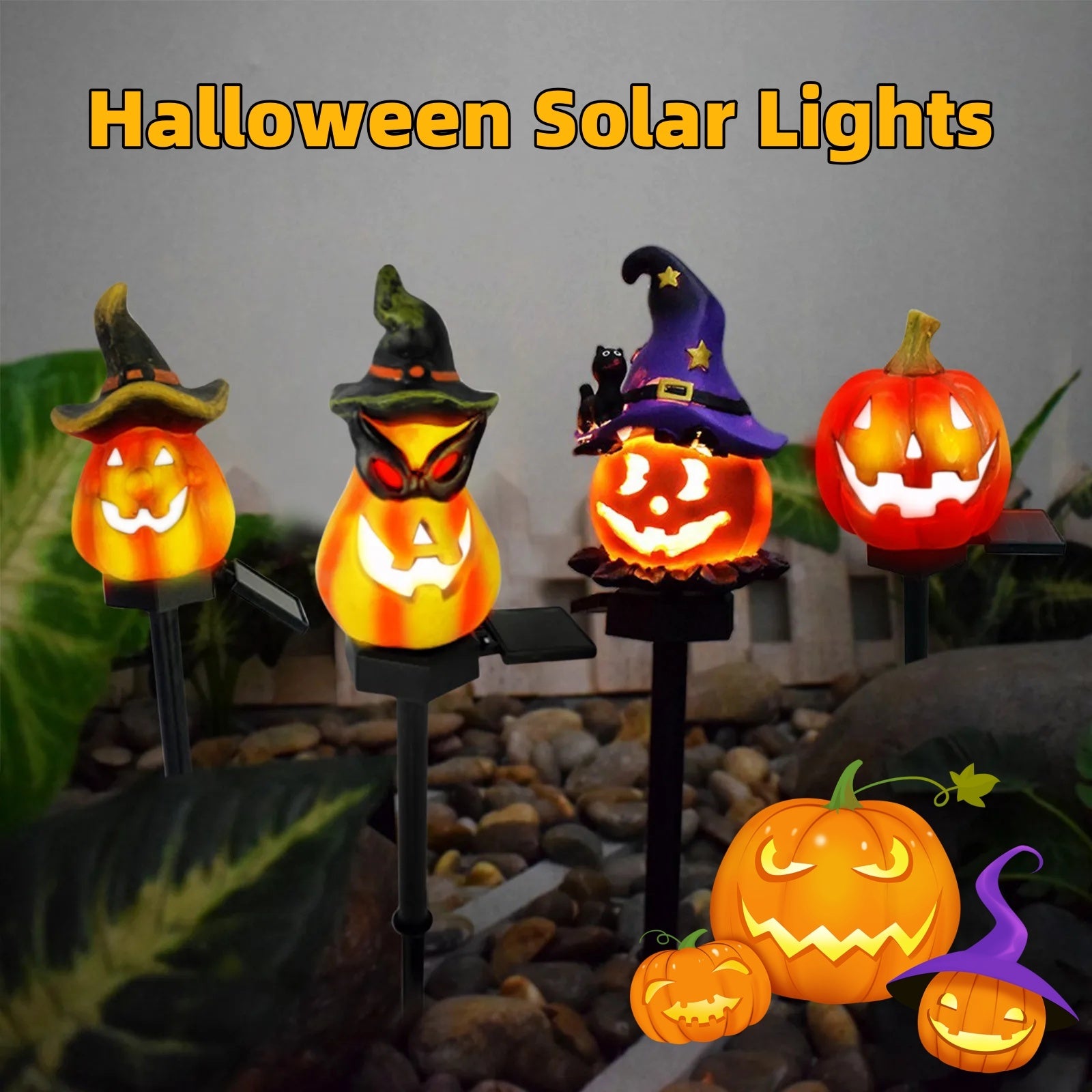 GlowPumpkin Solar Light