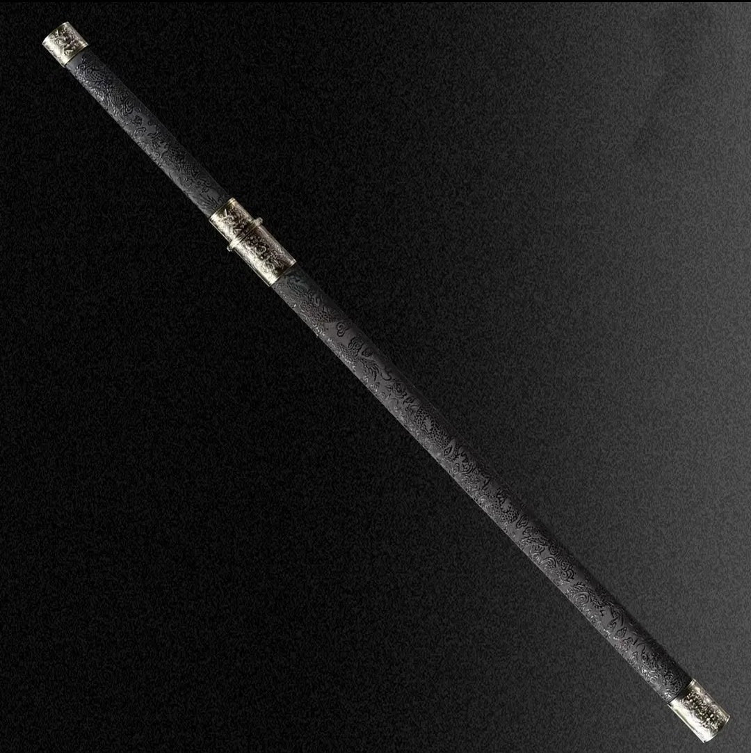 Taizong Integral Tang Dynasty Horizontal Sword High Manganese Steel Self-Defense Cold Weapon  Collection-Grade  Unsharpened