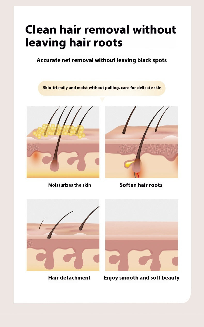 Gentle Cleansing Depilatory Cream Mild And Non-irritating