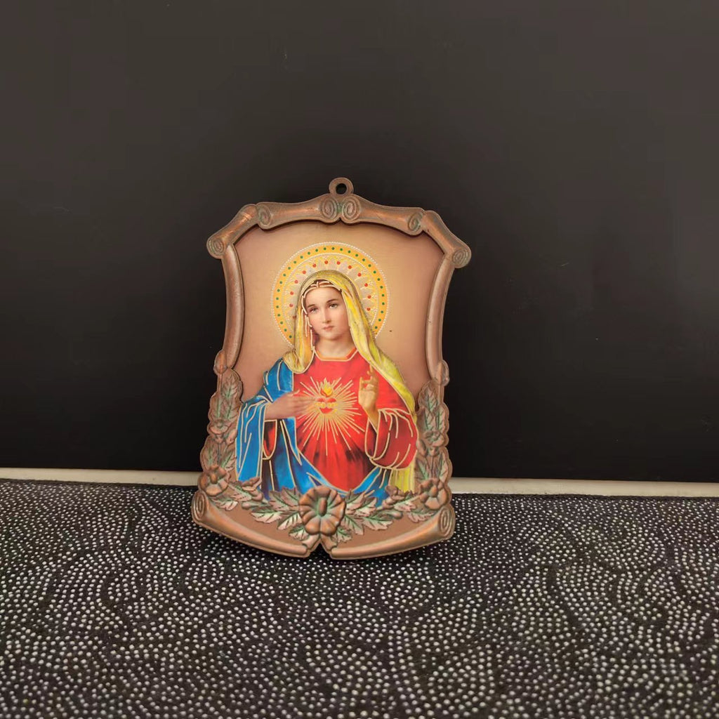 Wooden Trinket Ornament Double Layer Icon Ornament
