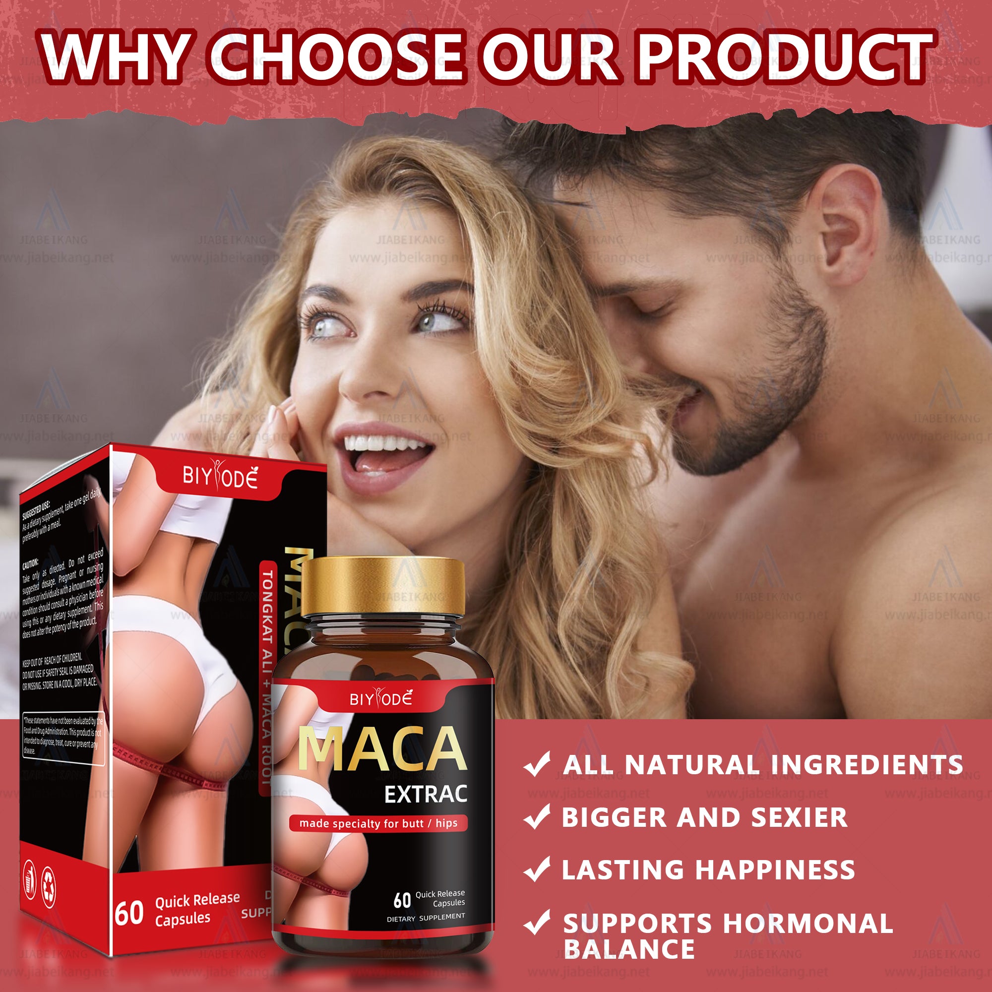 Black Maca Root For Hip And Butt Enlargement Ultimate Nature Ingredient Wholesale Private Label Bbl Pills Capsule