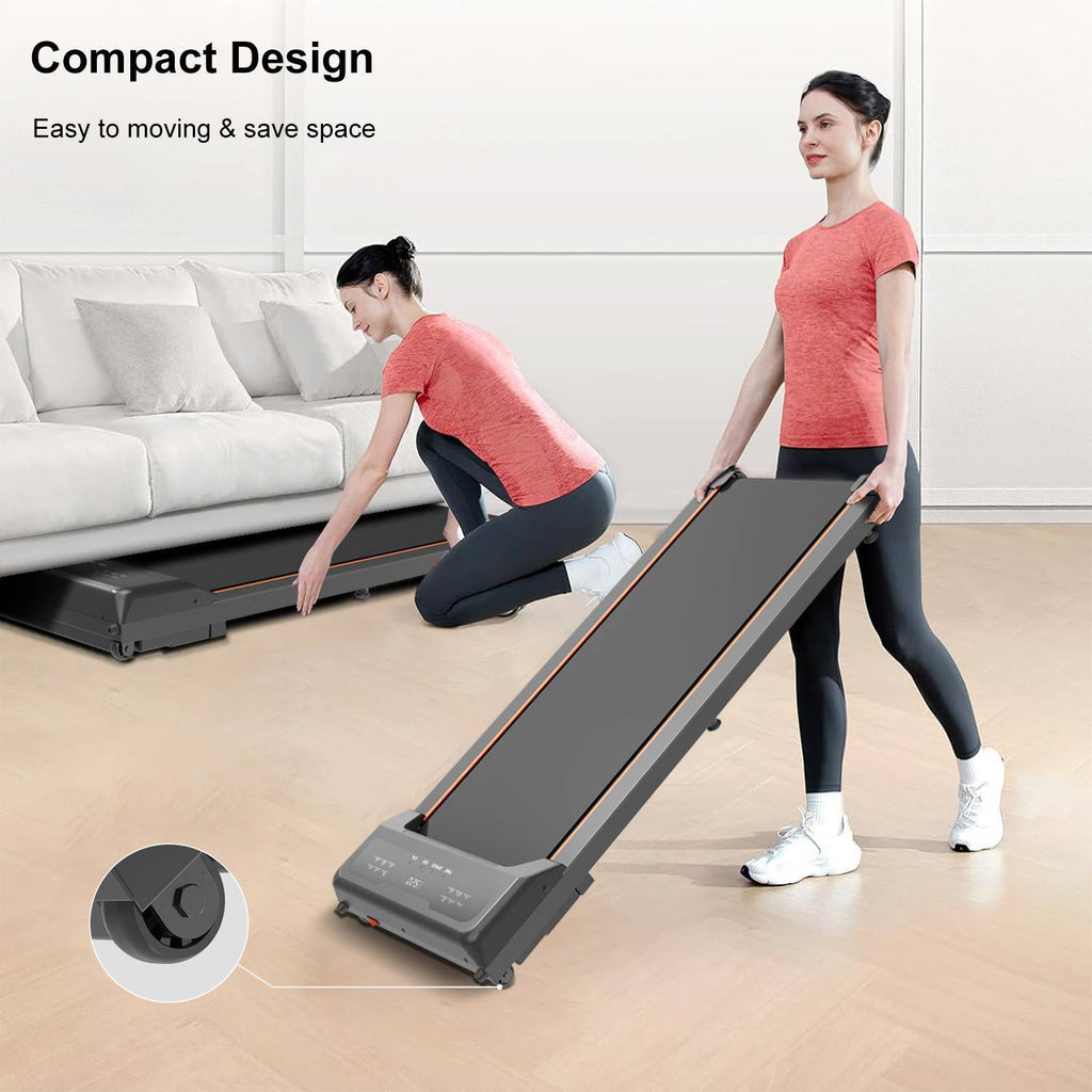 Treadmill - Walking Pad Under Desk Treadmill LED Display And Remote Control Portable Treadmill
