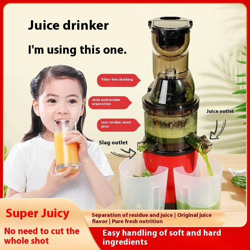 Separation Of Juice And Residue Household Large Diameter Multifunction Juicer