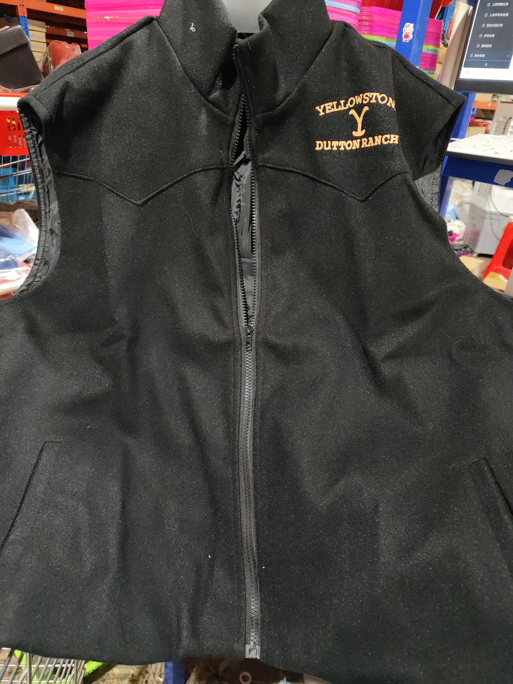 Trendy Slim Printed Vest Jacket Men