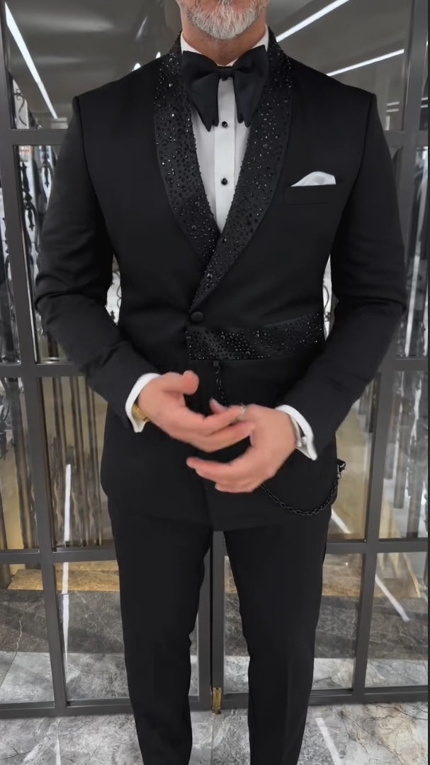 Tuxedo Blazer - MidnightLink