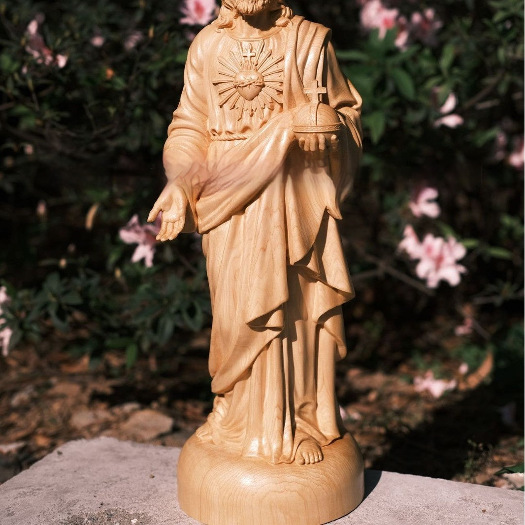 Carving Icon Wood Carving Ornaments Chinese Household Church Crafts