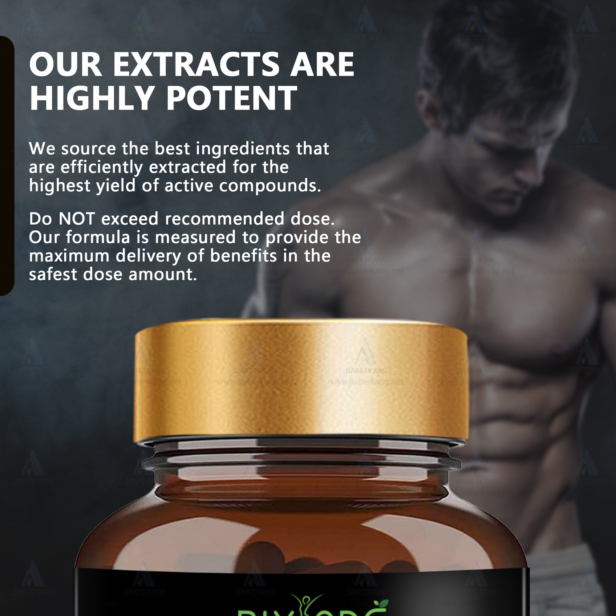 Jiabeikang Factory Natural Tongkat Ali Extract Pills For Men Male Energy Boost Dietary Supplement Capsules