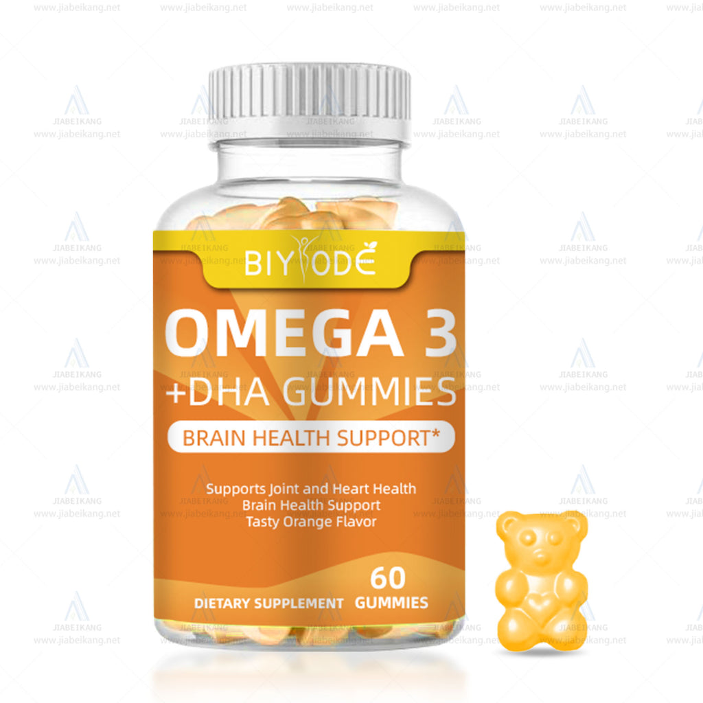 DHA Algae Oil Gummies For Kids Plant-Based DHA Formula Brain & Wellness Support Wholesale & Private Label
