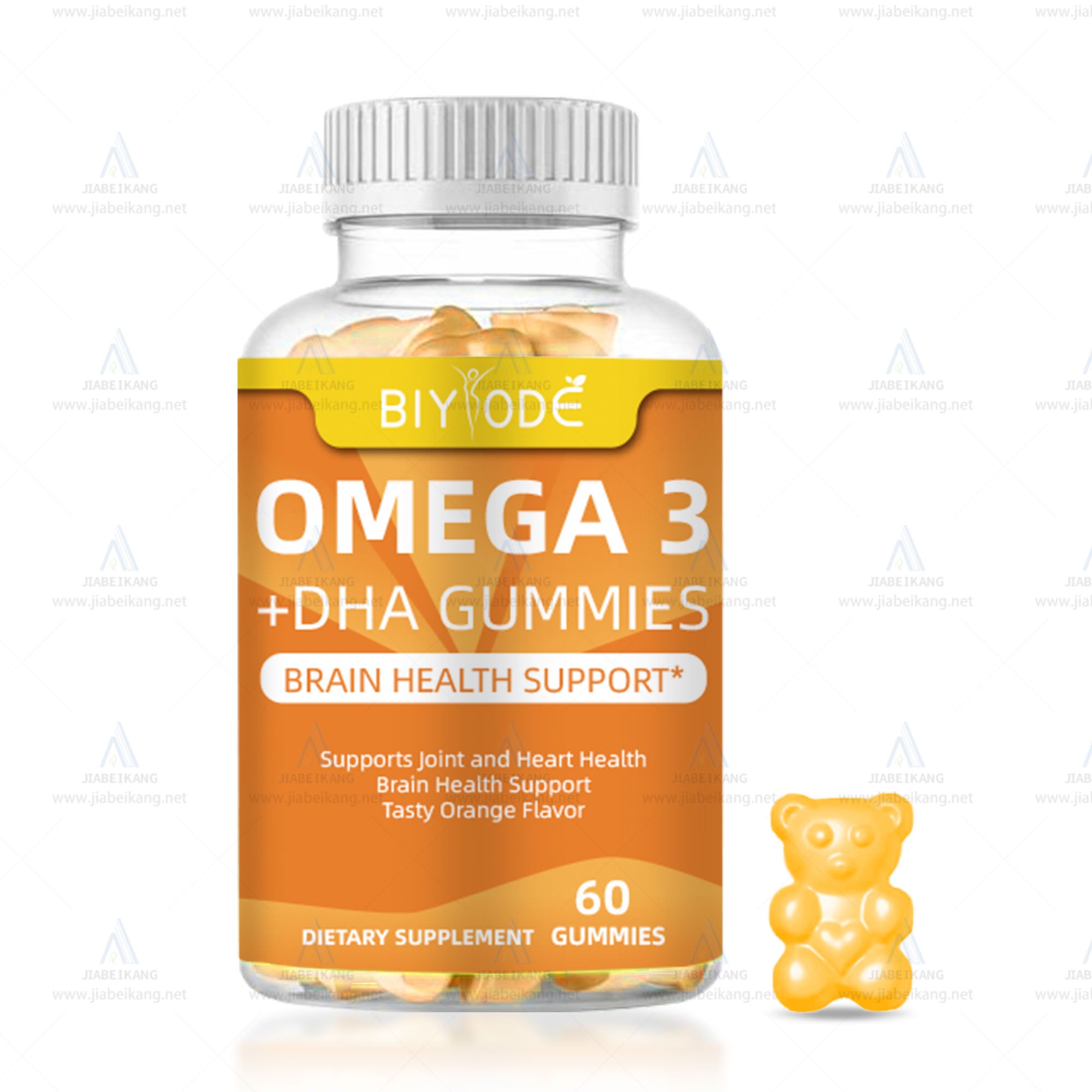 DHA Algae Oil Gummies For Kids Plant-Based DHA Formula Brain & Wellness Support Wholesale & Private Label