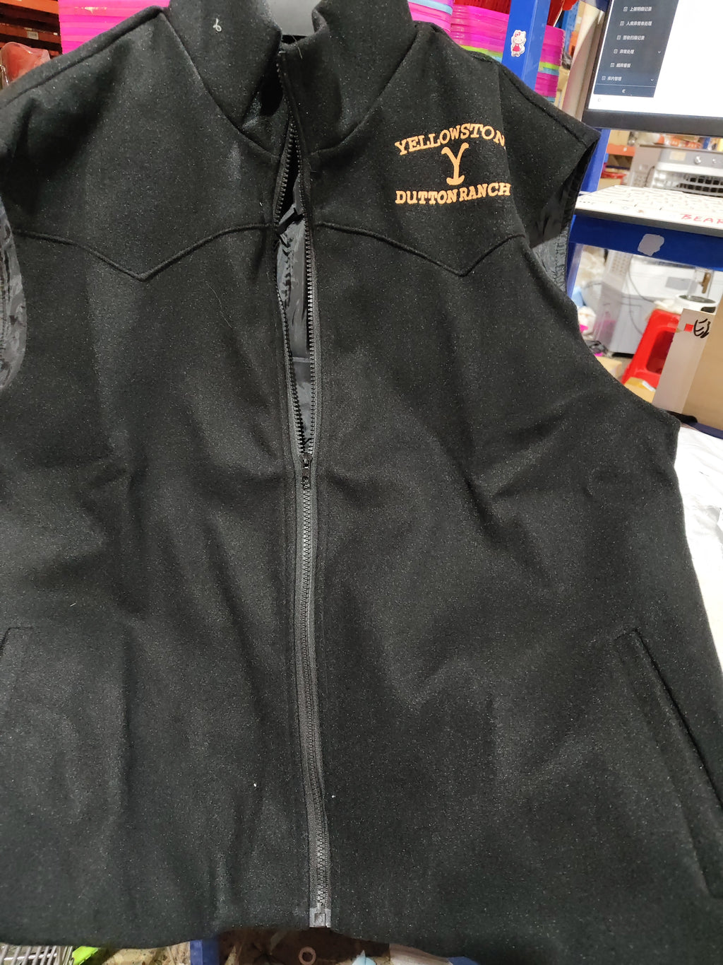 Trendy Slim Printed Vest Jacket Men