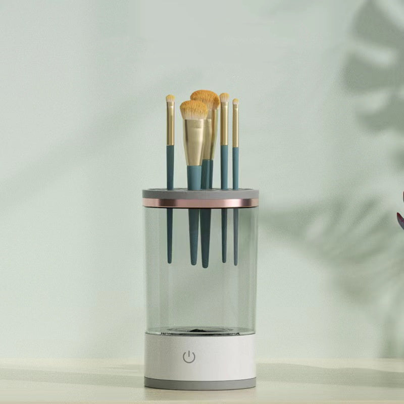 Automatic Electric Brush Cleaner – Portable Makeup Brush Washer