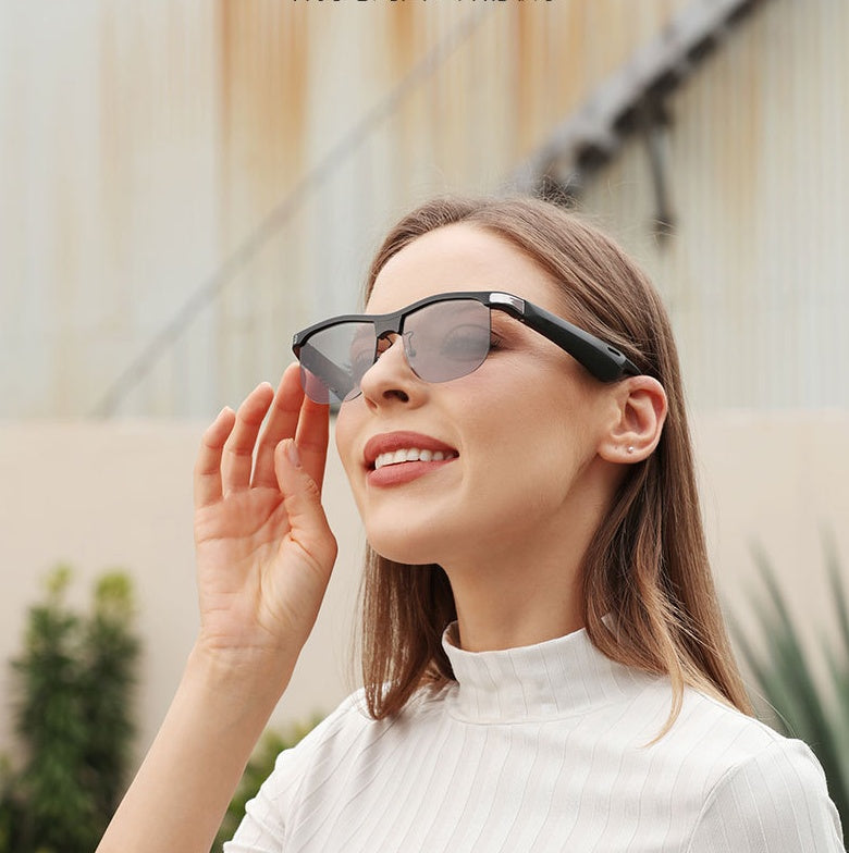 Smart Black Technology Bluetooth 5.0 Photosensitive Color Changing Glasses